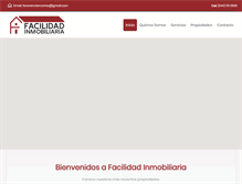 Tablet Screenshot of facilidadinmobiliaria.com